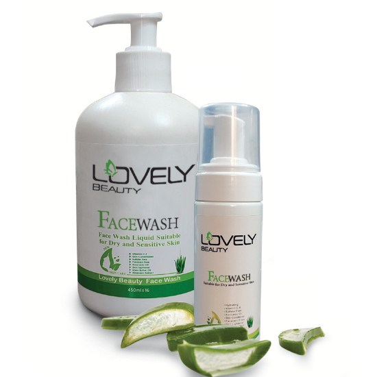 FaceWash-Dry مایع شستشوی صورت مخصوص پوست خشک و حساس - تصویر 1